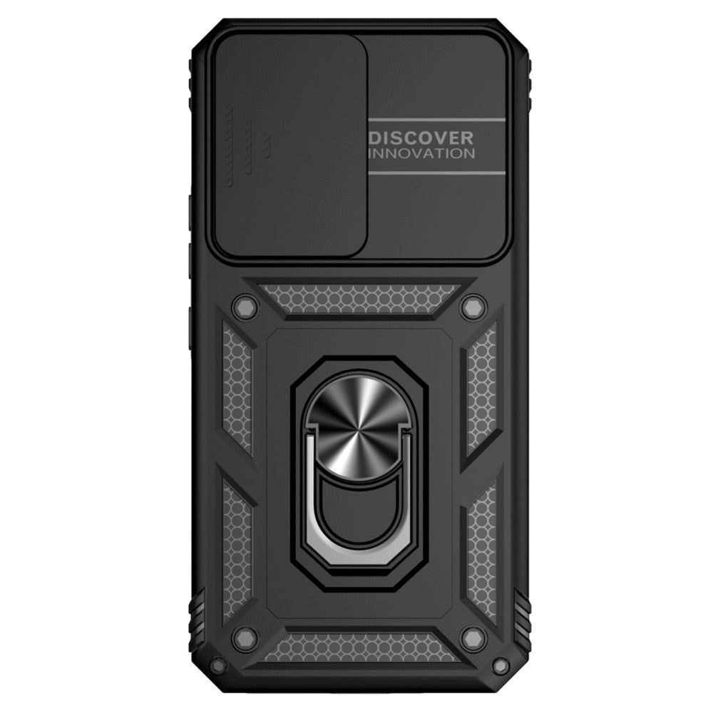 Samsung Galaxy A54 (5G) Craftsman Bakdeksel m. Kickstand &amp; Cam Slider - Svart