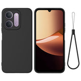 EIDERWOOD Xiaomi Redmi 17C (5G) Silikone Mobil Cover m. Strop - Sort