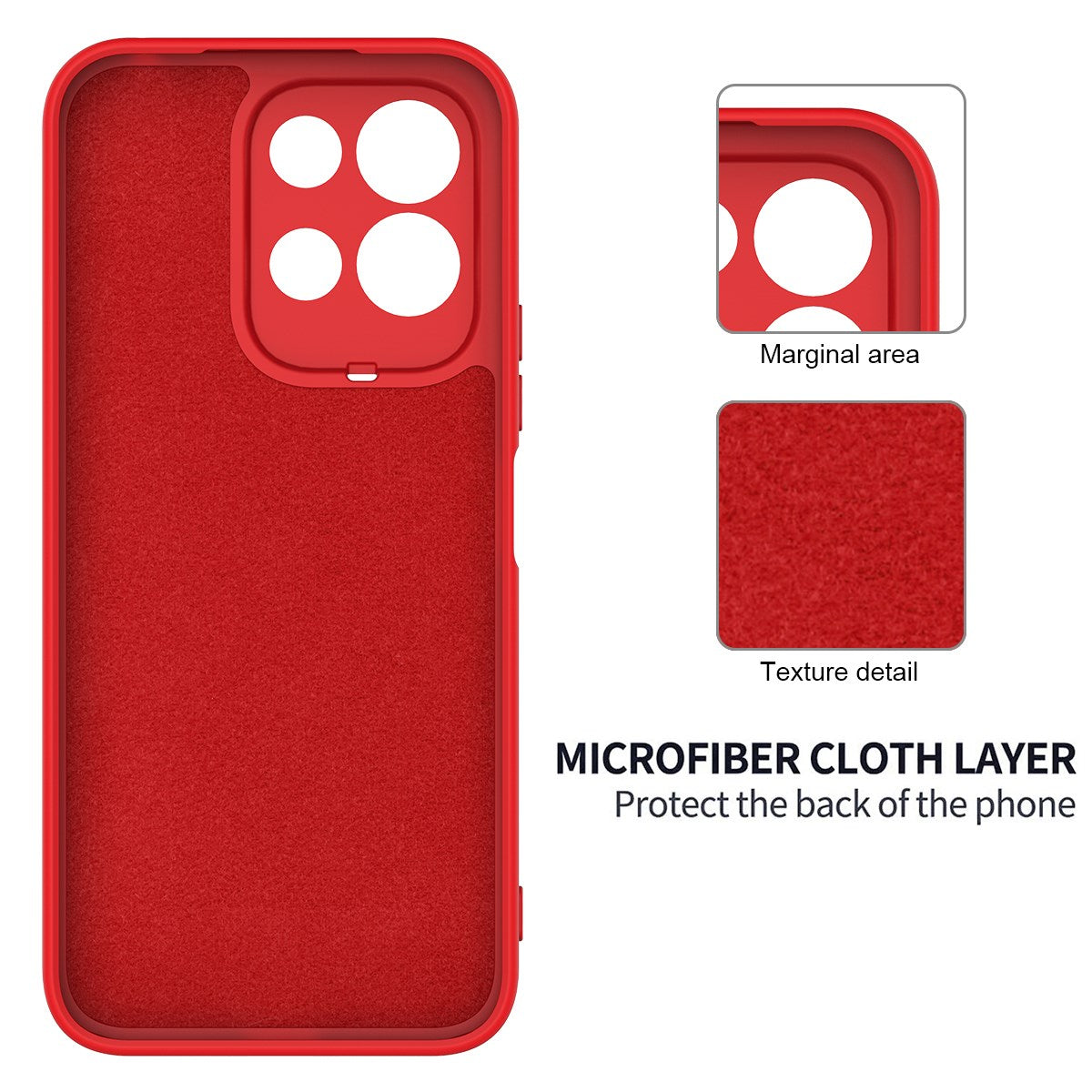 EIDERWOOD Xiaomi Redmi 17 (5G / 4G) Silikone Mobil Cover m. Strop - Rød