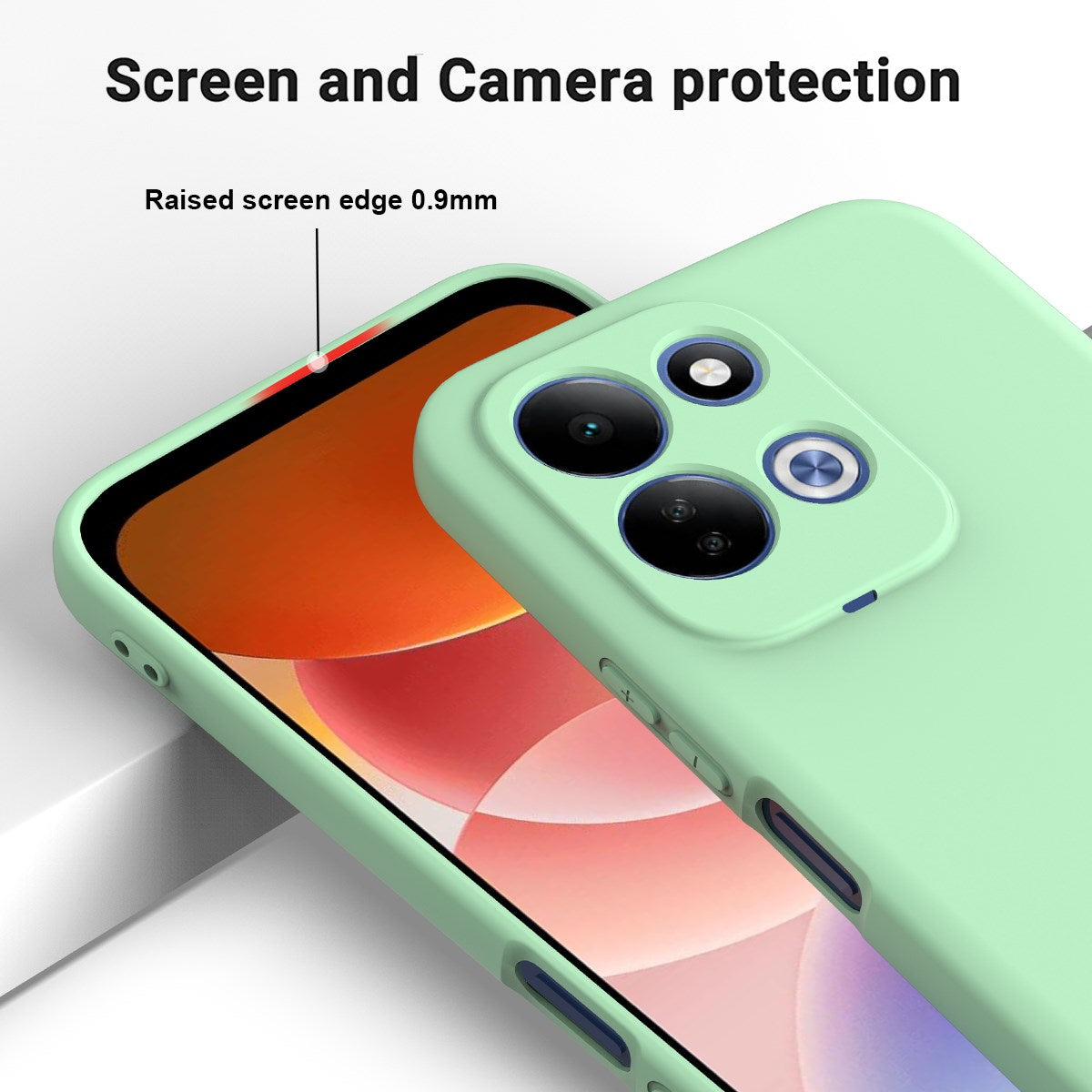 EIDERWOOD Xiaomi Redmi 17 (5G / 4G) Silikone Mobil Cover m. Strop - Grøn