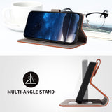EIDERWOOD Xiaomi Redmi 17 (5G) / (4G) Kunstlæder Flip Mobil Cover med Kortholder og Ståfunktion - Brun