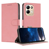EIDERWOOD Xiaomi Redmi 17 (5G) / (4G) Kunstlæder Flip Mobil Cover med Kortholder og Ståfunktion - Lyserød