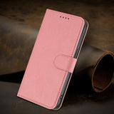EIDERWOOD Xiaomi Redmi 17 (5G) / (4G) Kunstlæder Flip Mobil Cover med Kortholder og Ståfunktion - Lyserød