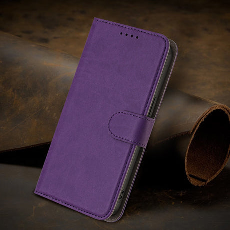 EIDERWOOD Xiaomi Redmi 17 (5G) / (4G) Kunstlæder Flip Mobil Cover med Kortholder og Ståfunktion - Lilla