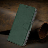 EIDERWOOD Xiaomi Redmi 17 (5G) / (4G) Kunstlæder Flip Mobil Cover med Kortholder og Ståfunktion - Grøn