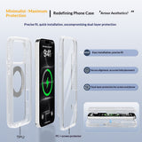EIDERWOOD iPhone 18 Pro Max / 17 Pro Max Mobil Cover m. Skærmbeskyttelse og Kickstand - MagSafe Kompatibel - Hvid / Gennemsigtig