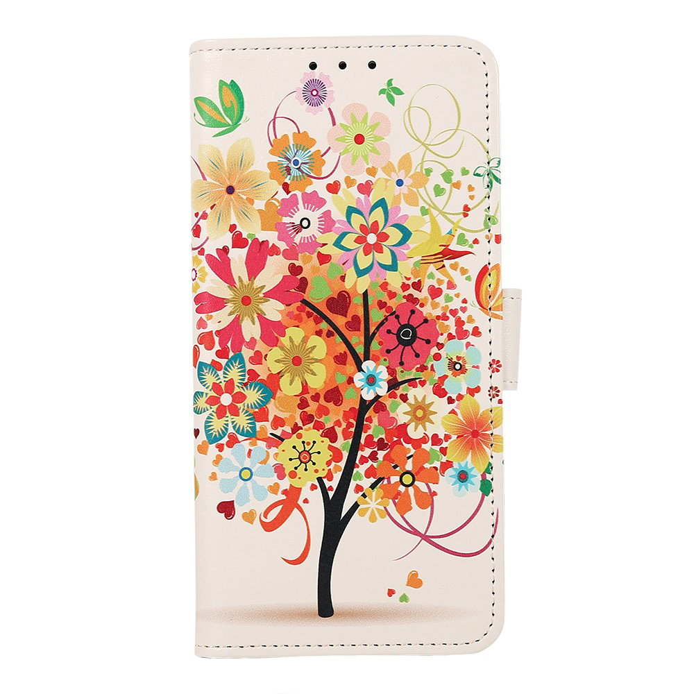 Motorola Edge 40 Pro Leather Flip Cover m. Lommebok - Red Wood