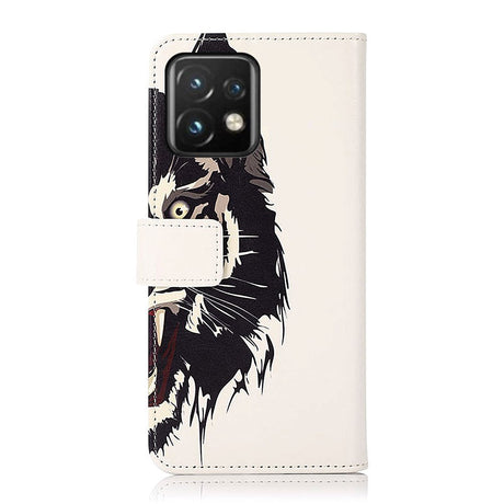Motorola Edge 40 Pro Leather Flip Cover m. Lommebok - Tiger