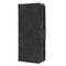 Google Pixel 7A Leather Flip Cover m. Kortholdere - Svart