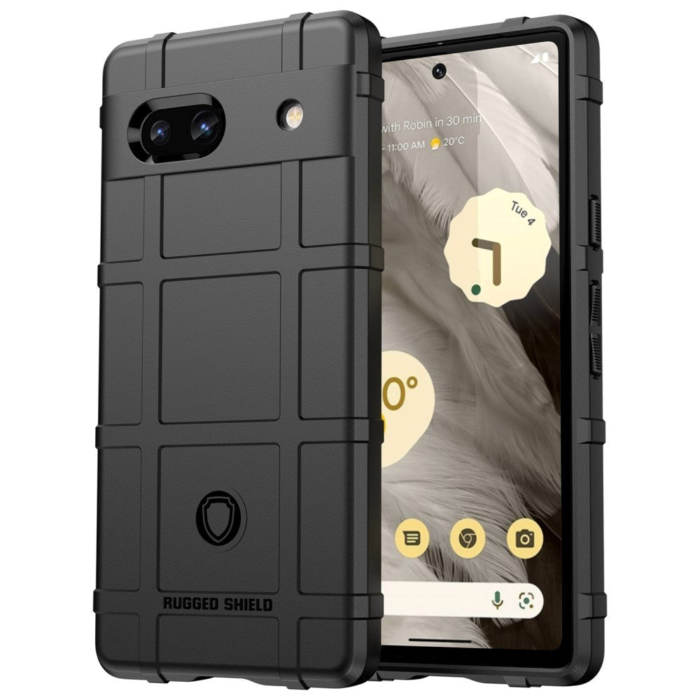 Google Pixel 7A Rugged Shield Series Craftsman Bakdeksel - Svart