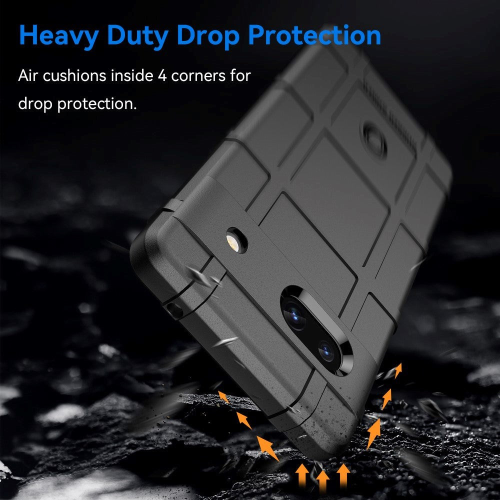 Google Pixel 7A Rugged Shield Series Craftsman Bakdeksel - Svart