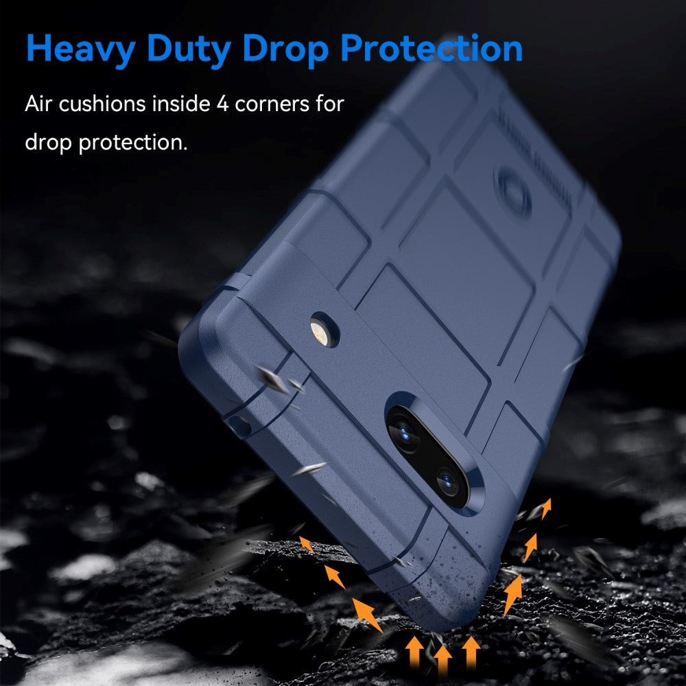 Google Pixel 7A Rugged Shield Series Craftsman Bakdeksel – Blå