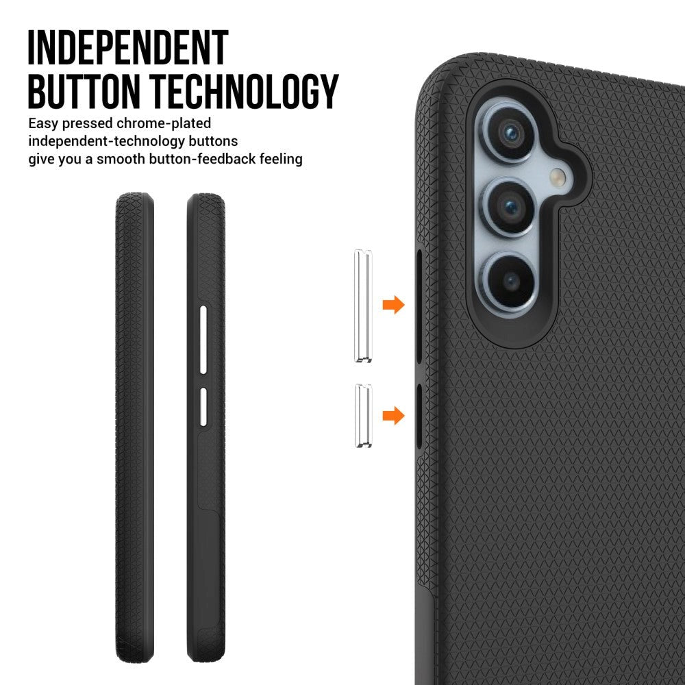 Samsung Galaxy A54 (5G) Craftsman Hybrid Bakdeksel - Svart