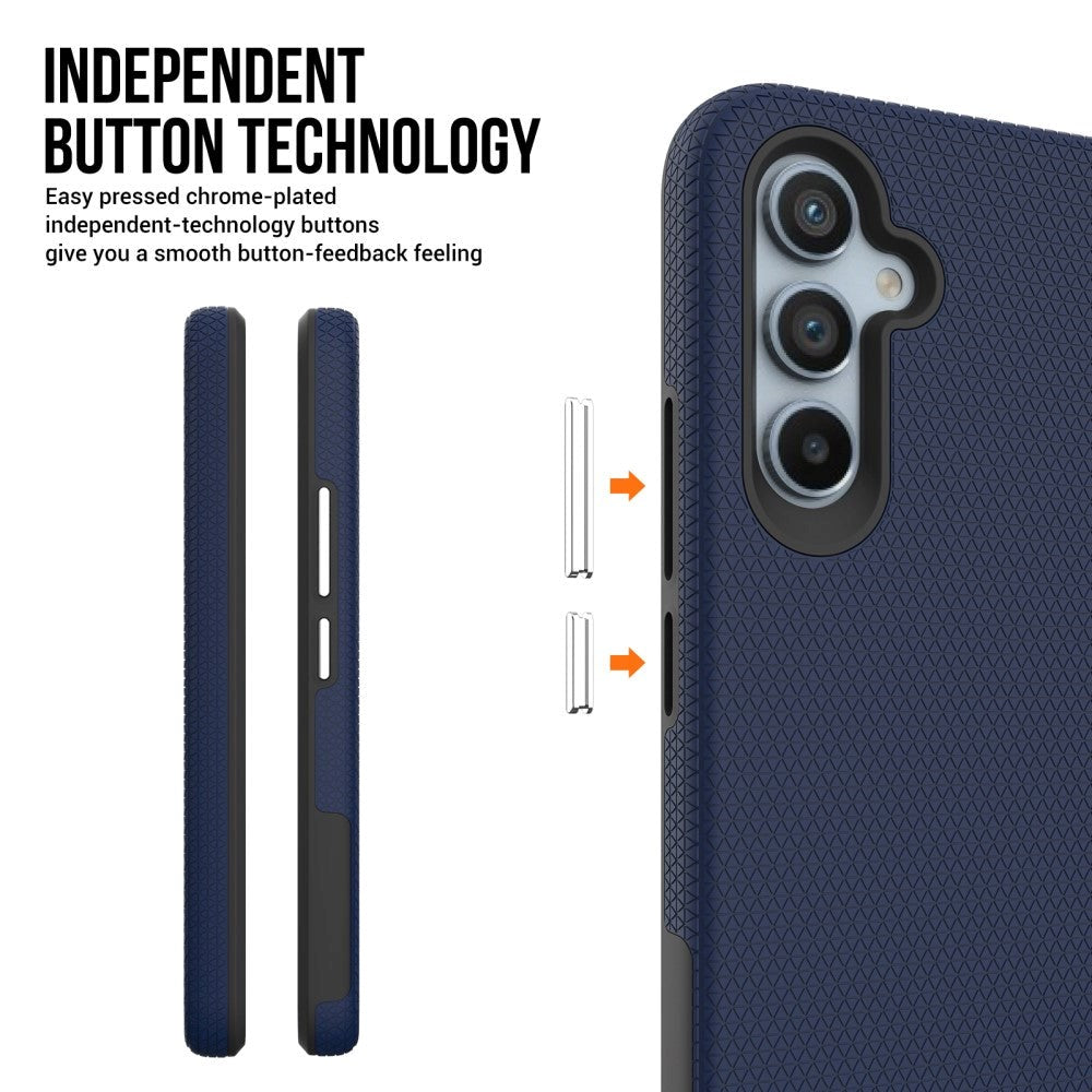 Samsung Galaxy A54 (5G) Craftsman Hybrid Bakdeksel - Blå