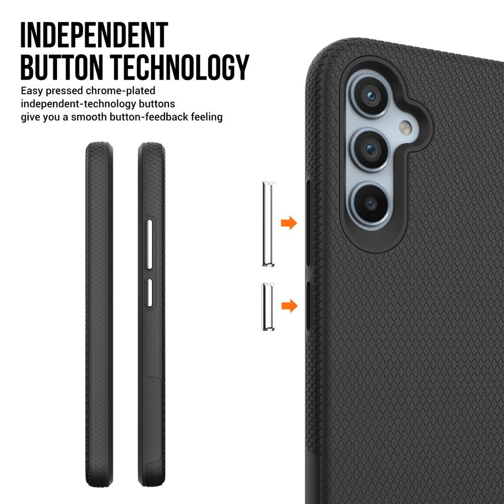 Samsung Galaxy A34 (5G) Craftsman Hybrid Bakdeksel - Svart