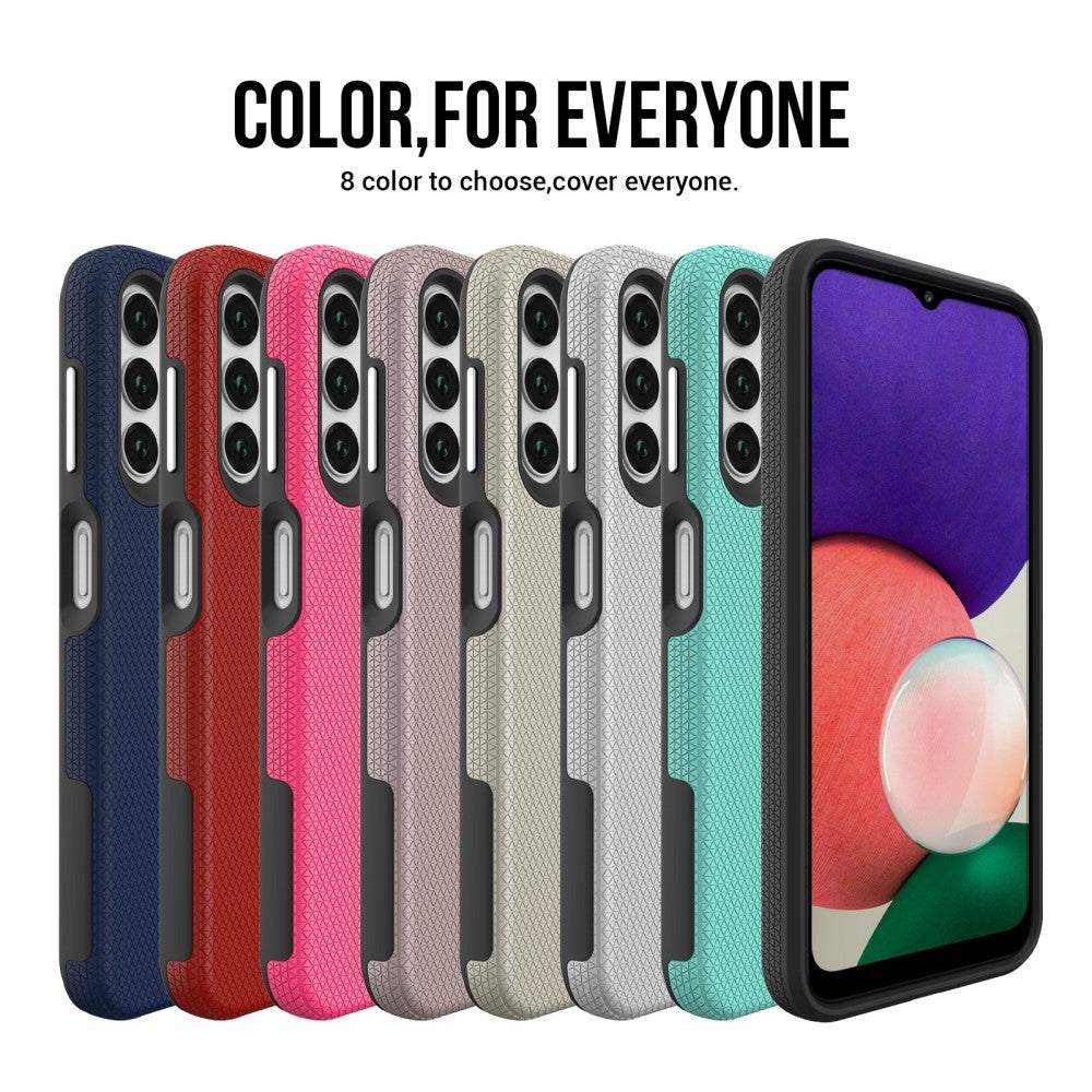 Samsung Galaxy A14 (5G) Håndværker Hybrid Bagside Cover - Rose Gold