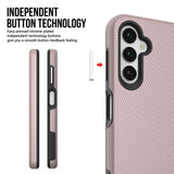 Samsung Galaxy A14 (5G) Håndværker Hybrid Bagside Cover - Rose Gold