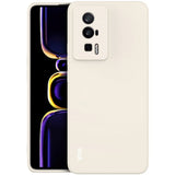 Xiaomi Poco F5 Pro IMAK UC-4 Series fleksibelt plastdeksel - hvit