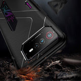 Asus ROG Phone 6 Carbon fleksibelt plastdeksel - svart