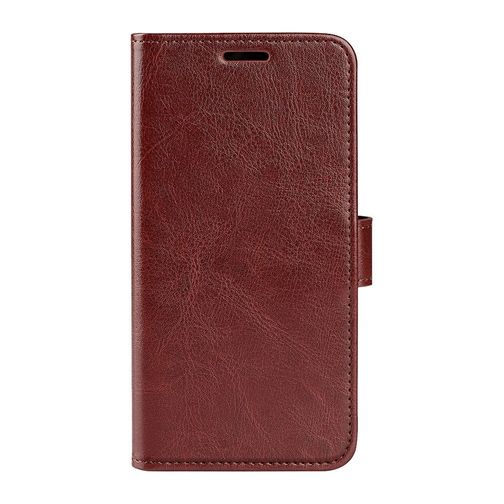 OnePlus 11 Leather Flip Cover m. Kortholder og stativfunksjon - brun