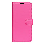 OnePlus 11 PU Litchi Leather Flip Cover m. Lommebok - Rosa