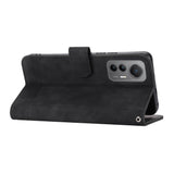 EIDERWOOD Xiaomi 12 Pro Kunstlæder Flip Cover m. Pung og Strop - Sort