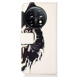 OnePlus 11 Leather Flip Cover m. Lommebok - Tiger