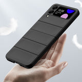 EIDERWOOD Samsung Galaxy Z Flip3 (5G) Hårdt Plast Bagside Cover m. Grip - Sort