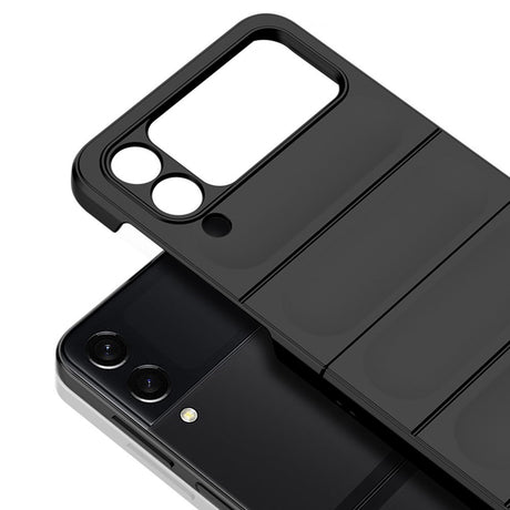 EIDERWOOD Samsung Galaxy Z Flip3 (5G) Hårdt Plast Bagside Cover m. Grip - Sort