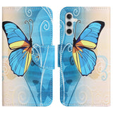 Samsung Galaxy A24 Leather Flip Cover m. Lommebok og stativfunksjon - Butterfly