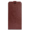 Nokia X30 Vertical Flip Leather Cover m. Kortholder - Brun