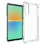 Sony Xperia 10 V Fleksibelt Plastik Bagside Cover - Gennemsigtig