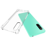 Sony Xperia 10 V Fleksibelt Plastik Bagside Cover - Gennemsigtig