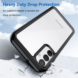 Samsung Galaxy A24 deksel Akryl Combo - Gjennomsiktig / Svart