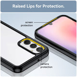 Samsung Galaxy A24 deksel Akryl Combo - Gjennomsiktig / Svart