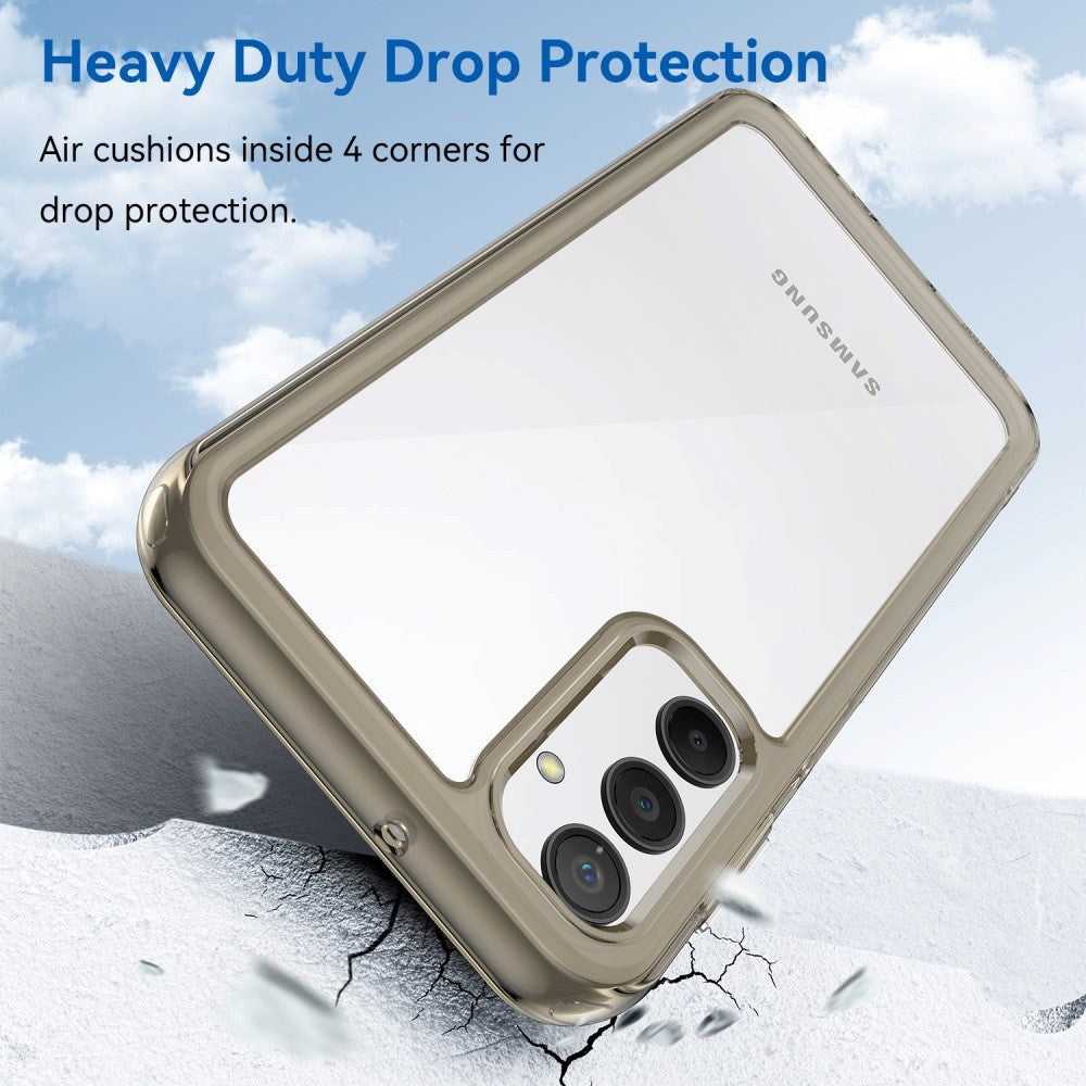 Samsung Galaxy A24 deksel Akryl Combo - Gjennomsiktig / Grå