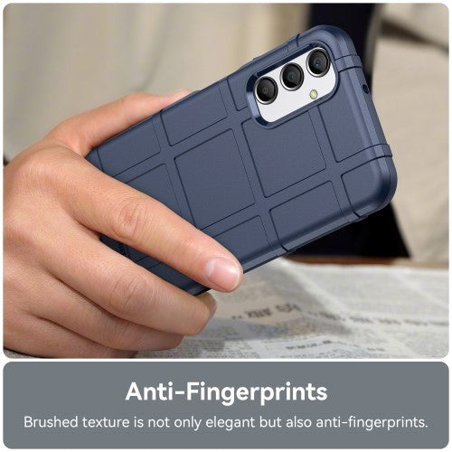 Samsung Galaxy A24 Rugged Shield Series Craftsman Bakdeksel - Blå