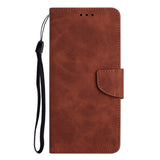 Xiaomi Redmi Note 12 Pro (5G) / Poco X5 Pro (5G) Leather Flip Cover m. Lommebok og stropp - Brun