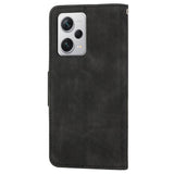 Xiaomi Redmi Note 12 Pro (5G) / Poco X5 Pro (5G) Leather Flip Cover m. Lommebok og stropp - Svart