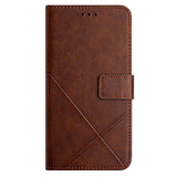 Xiaomi Redmi Note 12 Pro (5G) / Poco X5 Pro (5G) Leather Flip Cover m. Lommebok- og stativfunksjon - brun
