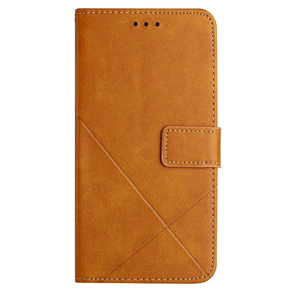 Xiaomi Redmi Note 12 Pro (5G) / Poco X5 Pro (5G) Leather Flip Cover m. Lommebok og stativ - Lysebrun