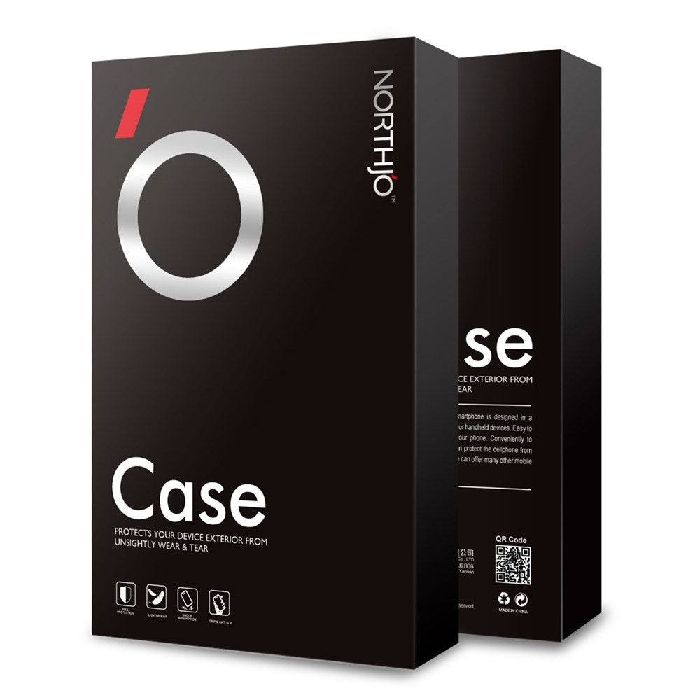 Samsung Galaxy S22 Ultra NORTHJO 2-i-1 Sæt - Fleksibelt Plast Mobil Cover & Skærmbeskyttelsesglas - Gennemsigtig