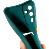 Samsung Galaxy A54 (5G) fleksibelt plastdeksel m. Kortholder - Grønn