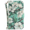 Sony Xperia 1 V Leather Flip Cover m. Trykk - Hvite blomster