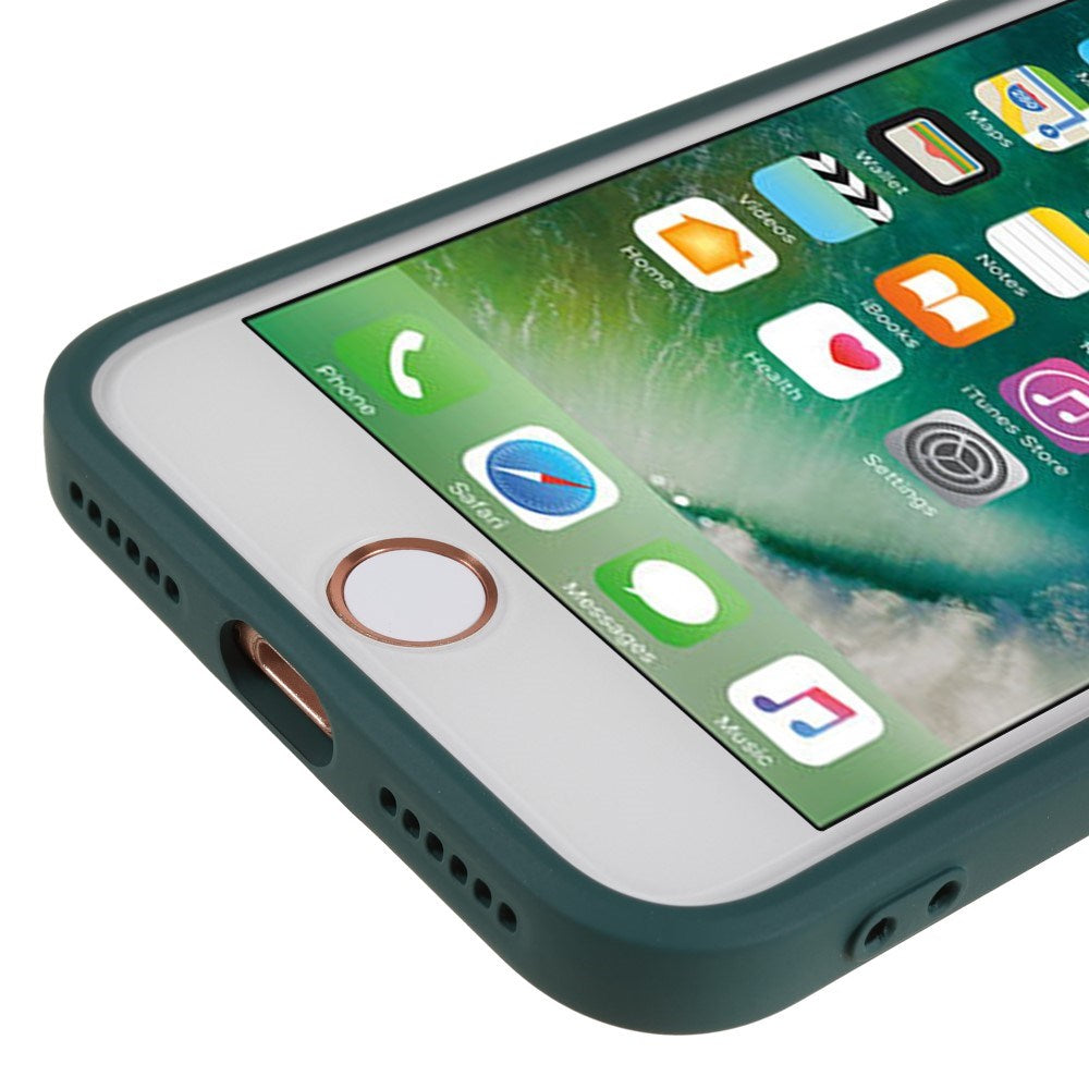 EIDERWOOD iPhone SE (2022 / 2020) / 8 / 7 - Fôret fleksibelt plastdeksel - Mørkegrønn