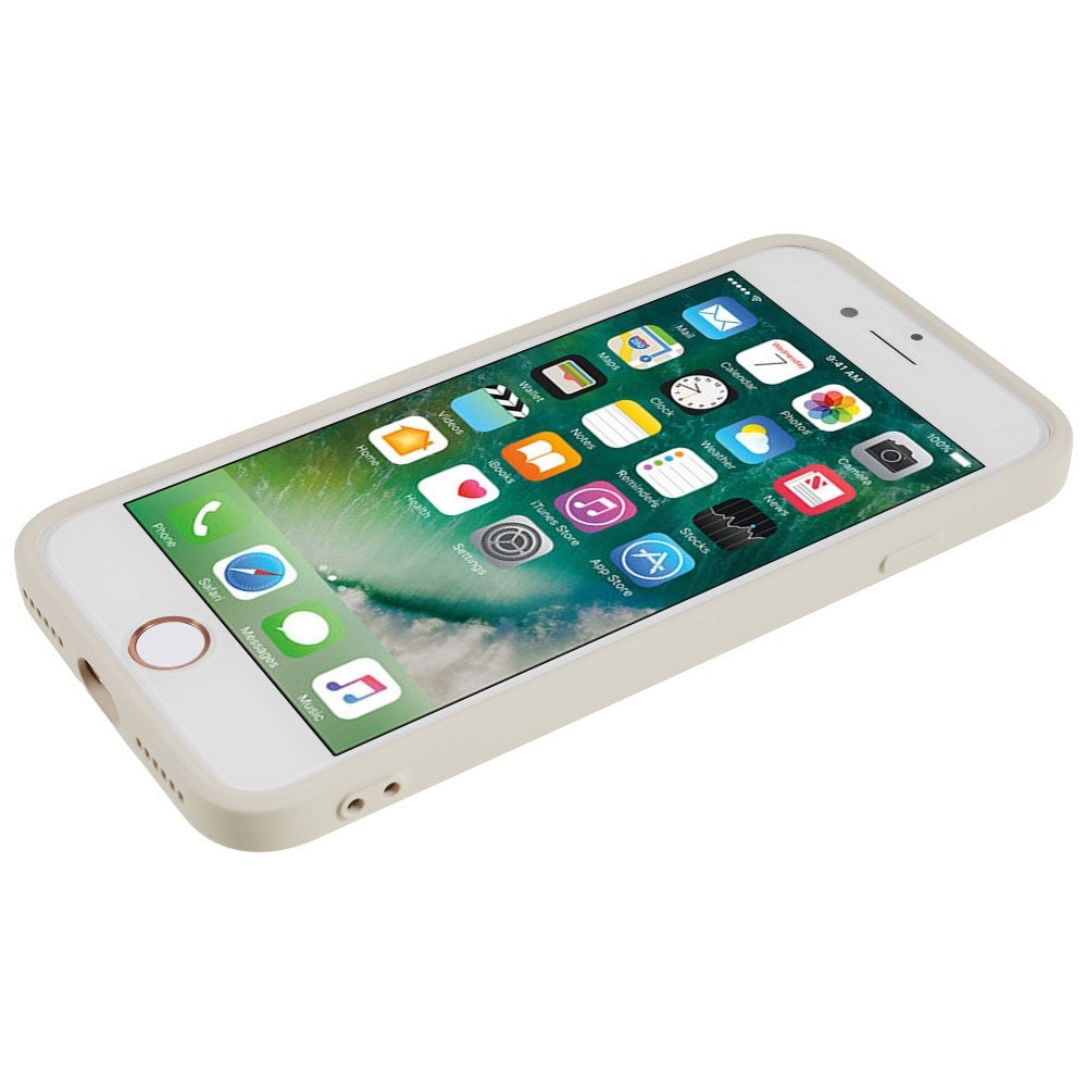 EIDERWOOD iPhone SE (2022 / 2020) / 8 / 7 - Fôret fleksibelt plastdeksel - Hvit