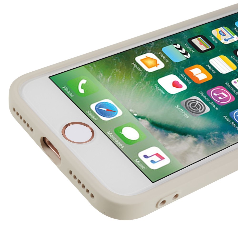 EIDERWOOD iPhone SE (2022 / 2020) / 8 / 7 - Fôret fleksibelt plastdeksel - Hvit