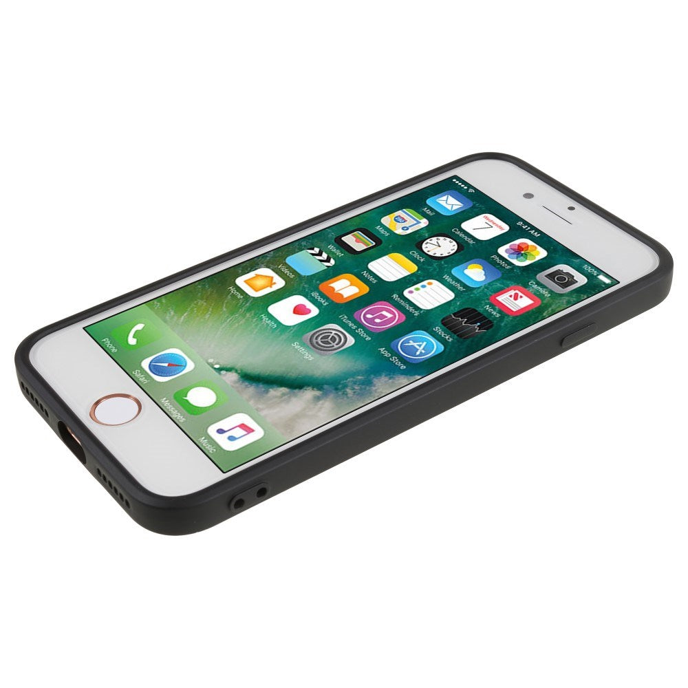 EIDERWOOD iPhone SE (2022 / 2020) / 8 / 7 - Fôret fleksibelt plastdeksel - Svart