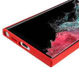 Samsung Galaxy S22 Ultra - EIDERWOOD Foret Fleksibelt Plast Cover - Rød