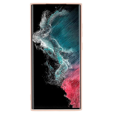 Samsung Galaxy S22 Ultra - EIDERWOOD Foret Fleksibelt Plast Cover - Lyserød